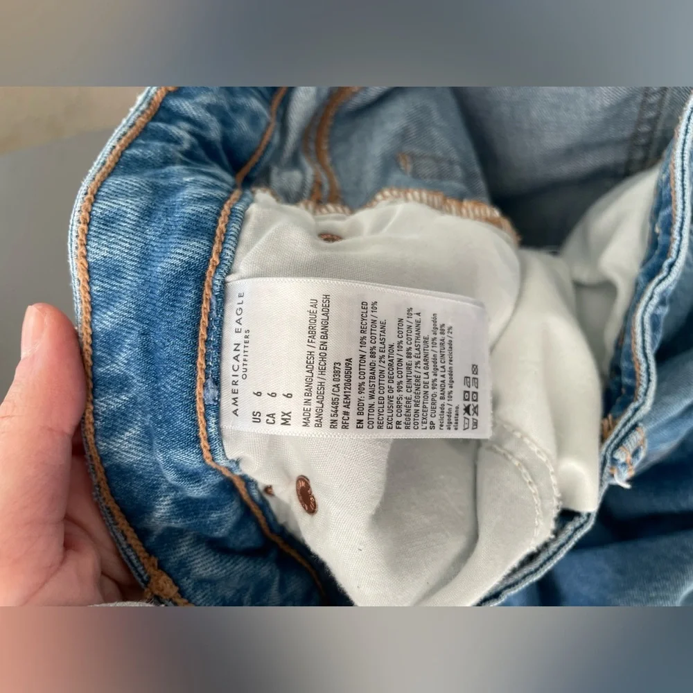 NWOT American Eagle 100% Cotton Low Rise Maxi Skirt Size 6 - Picture 10 of 10